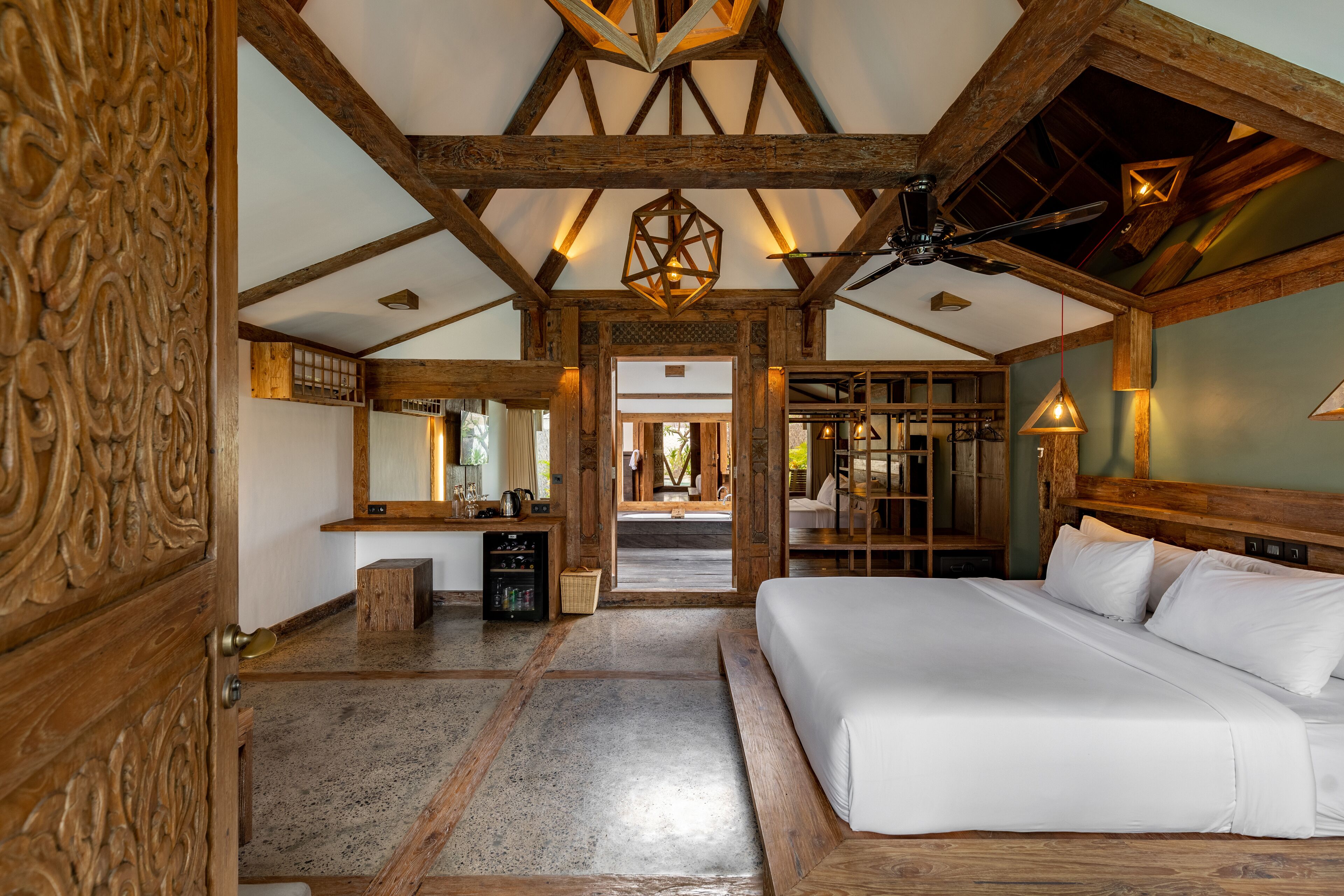 デザイン ダブルルーム | 高級寝具、ミニバー、セーフティボックス (室内)、客室ごとに異なる装飾