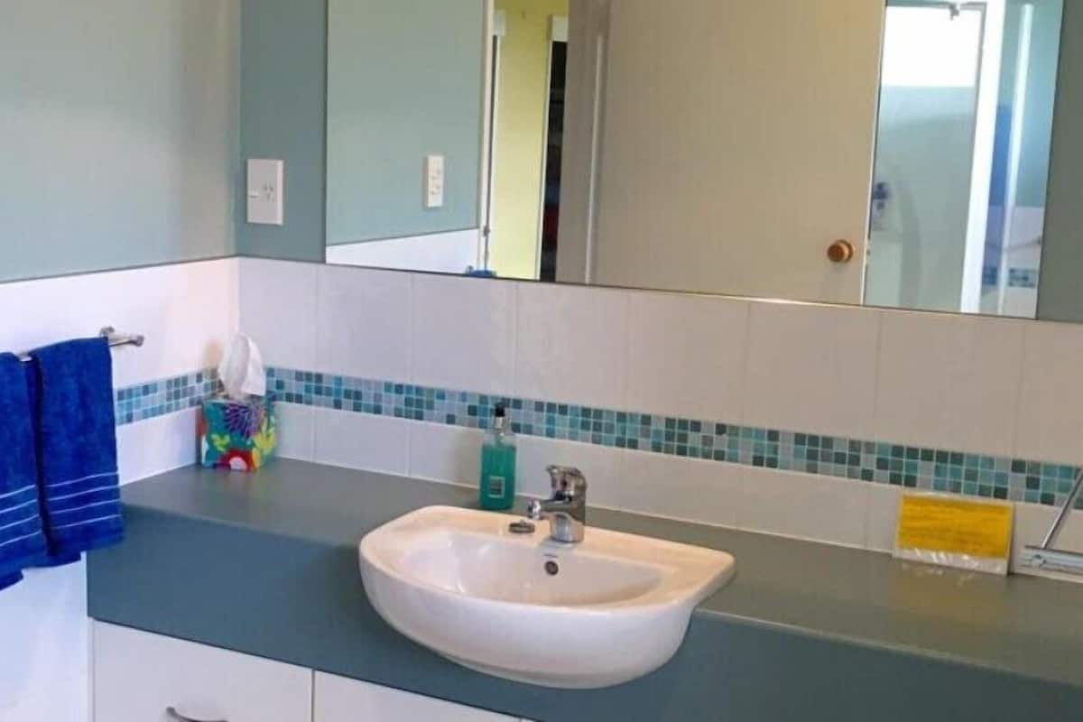 Free toiletries, hair dryer, towels