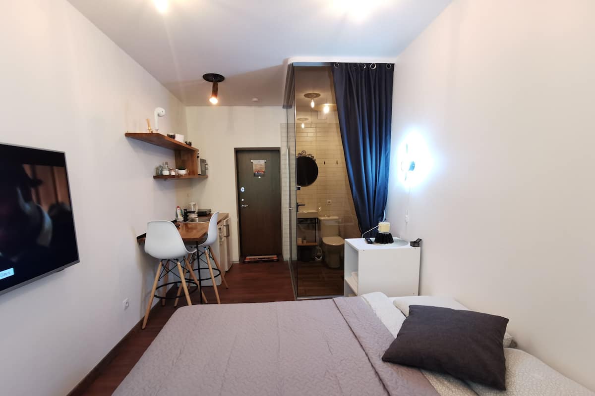 Monolocale City | 1 camera, ferro/asse da stiro, Wi-Fi gratuito, lenzuola