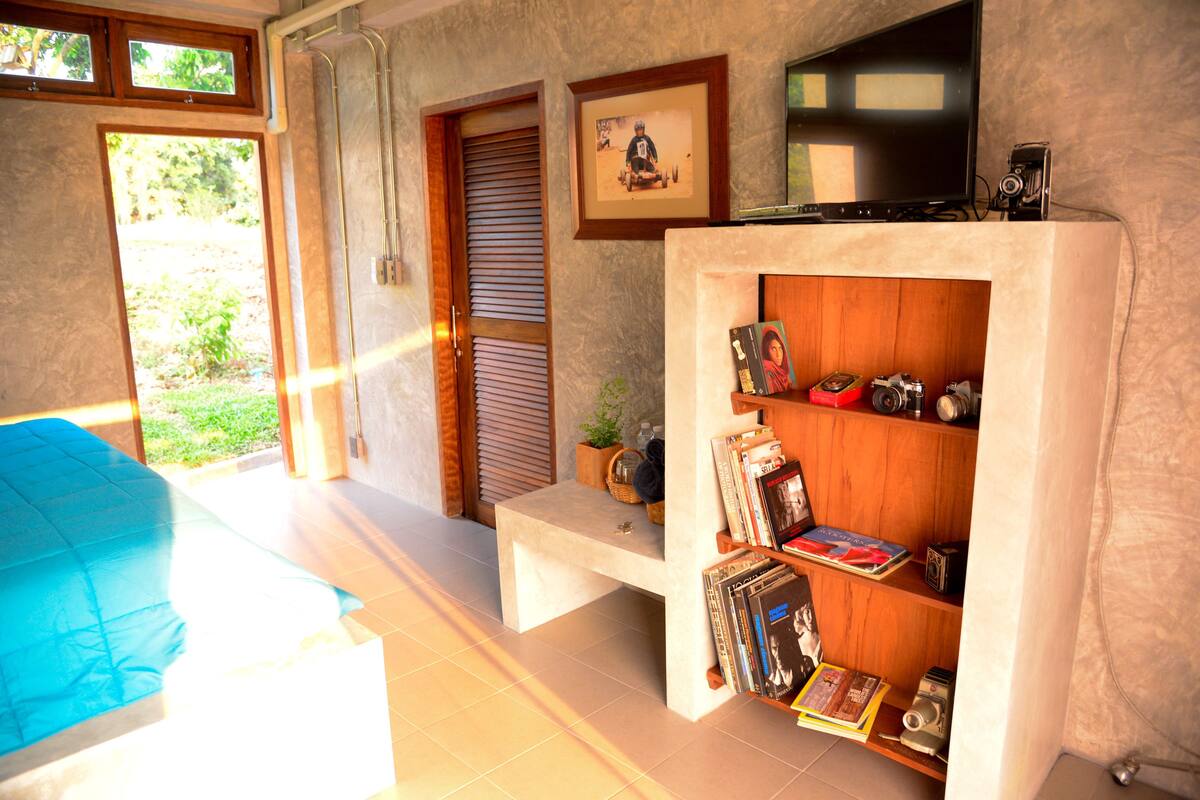 Photo Studio Room | 1 Schlafzimmer, Verdunkelungsvorhänge, kostenloses WLAN, Bettwäsche