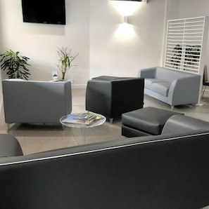 Lobby sitting area