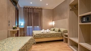 In-room safe, desk, soundproofing, free cots/infant beds