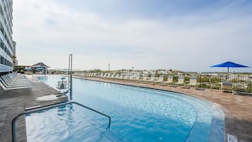 Indoor pool, outdoor pool