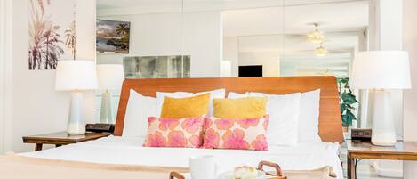 1 slaapkamer, een strijkplank/strijkijzer, gratis wifi, beddengoed