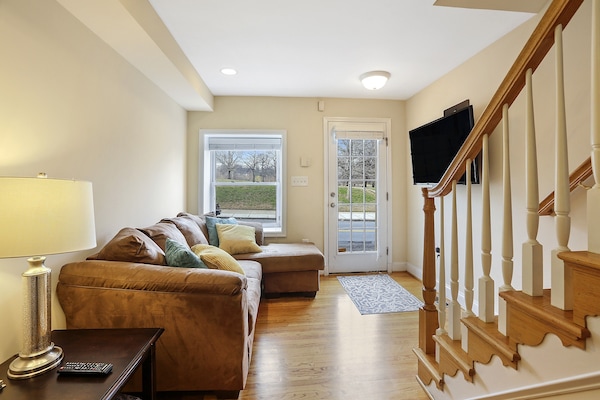 The lovely Patterson Park is right across the street.