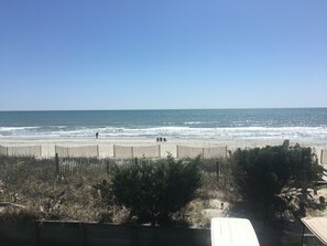 En la playa 