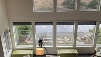 Televisor intel·ligent, llar de foc, reproductor de DVD i llibres