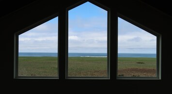 Nothing but ocean!  This is what you see from the living area.
