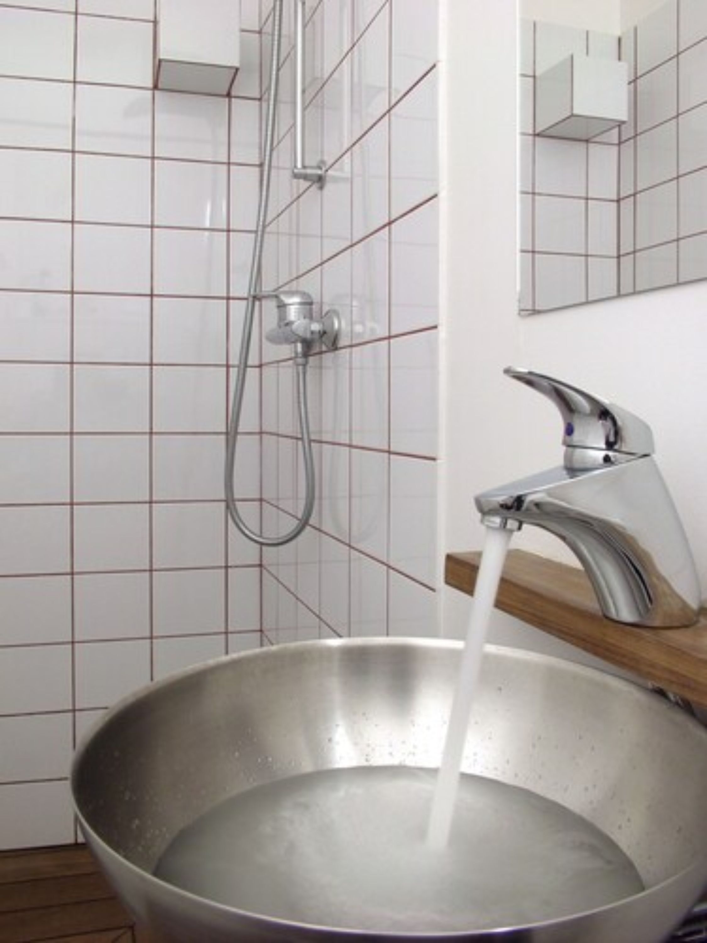 standard double room | bathroom | hair dryer, towels