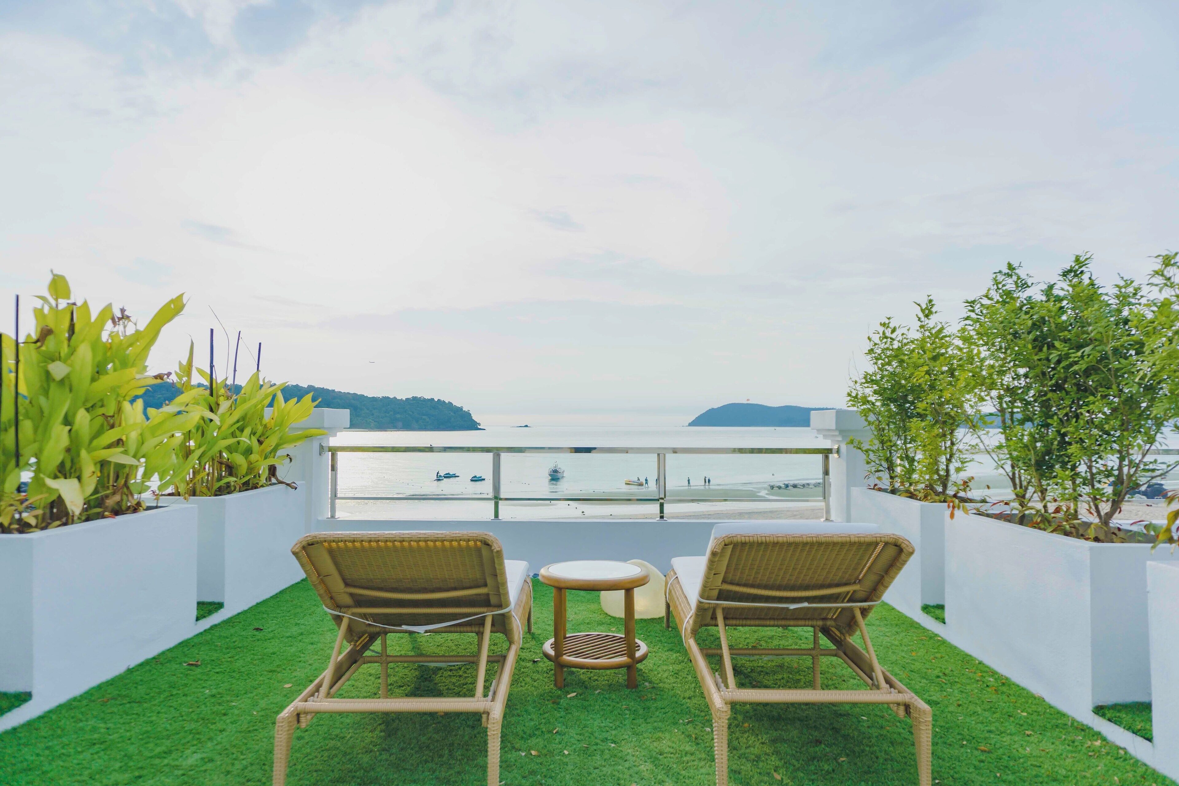 尊荣客房, 按摩浴缸, 海景 (Dash) | 沙滩/海景