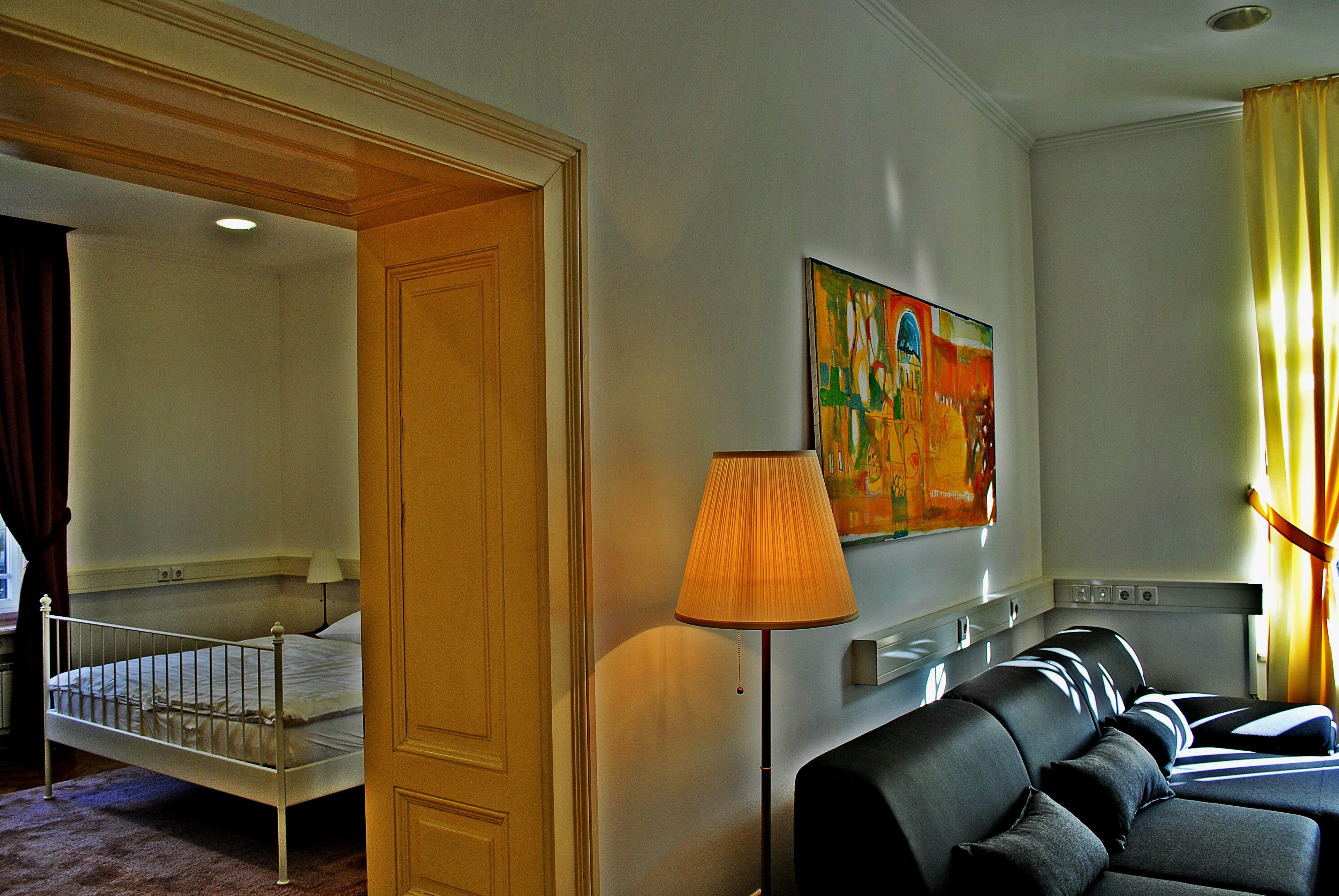 Apartment, 3 Bedrooms, Garden View | Living area | Flat-screen TV