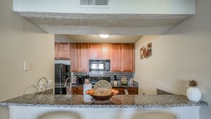 Apartment, 1 King Bed with Sofa bed, Non Smoking, Kitchen | Private kitchen | Full-sized fridge, microwave, oven, stovetop - CP-104: Clearwater Luxury Apartment (Clearwater)