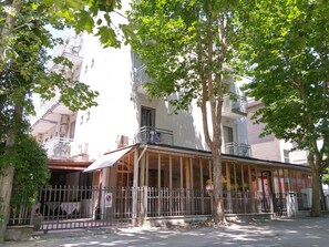 Fassade der Unterkunft