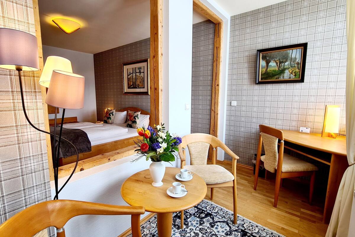 Phòng đôi | Bộ đồ giường kháng dị ứng, minibar, két bảo mật tại phòng, bàn