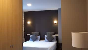 Double Room | Premium bedding, blackout drapes, soundproofing, cribs/infant beds