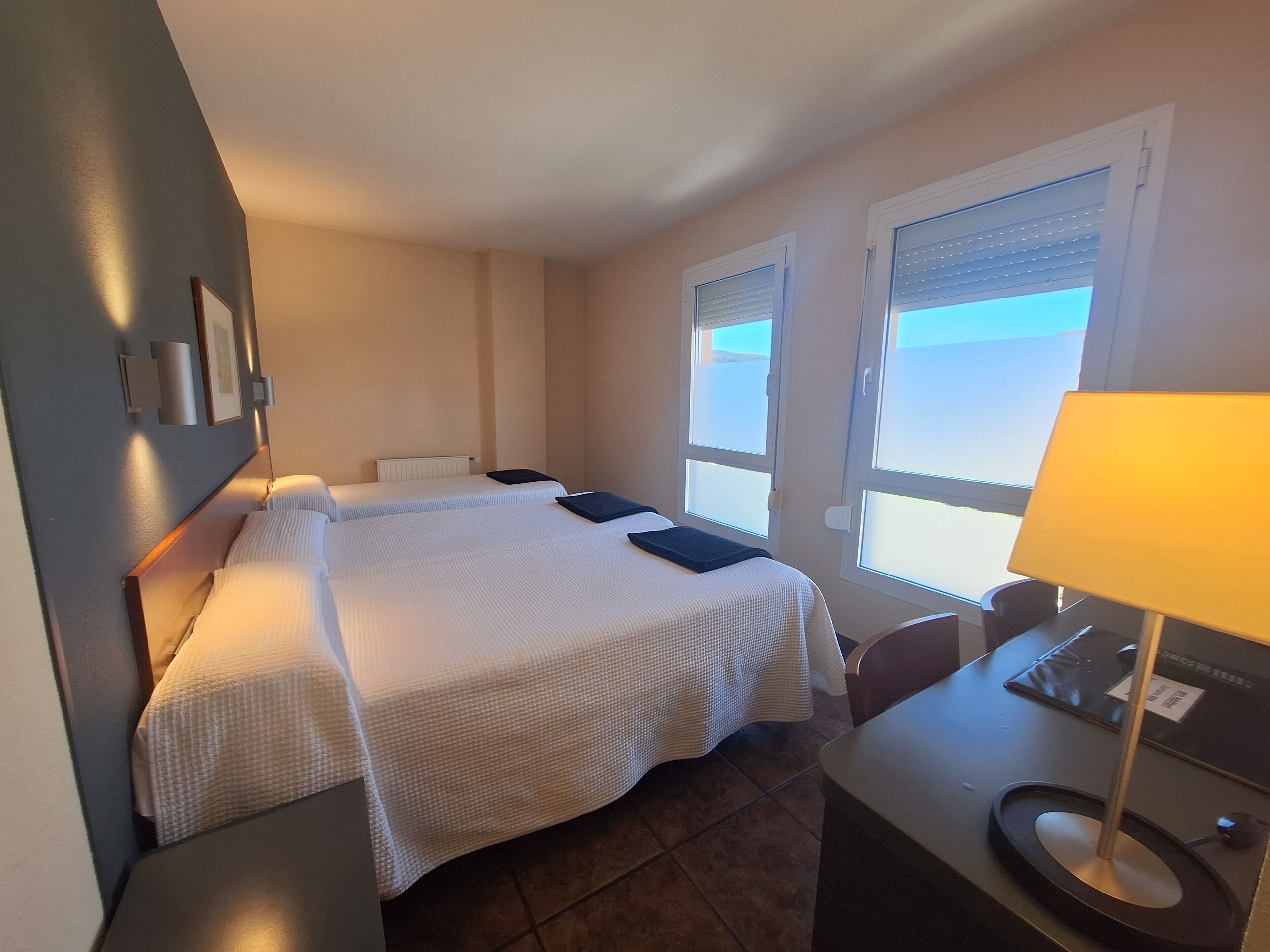 Desk, free WiFi, bed sheets, wheelchair access