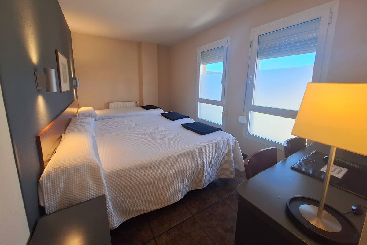 Desk, free WiFi, bed sheets, wheelchair access