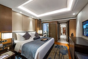Villa junior, 1 habitación, hidromasaje | Ropa de cama de alta calidad y minibar 