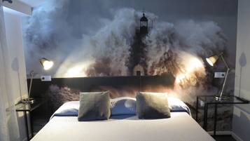 Double or Twin Room, Mountain View | Down comforters, desk, blackout drapes, soundproofing