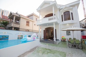 Fassade der Unterkunft