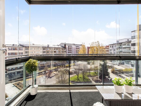 Appartamento Superior, 2 camere da letto, sauna, vista cortile | Balcone