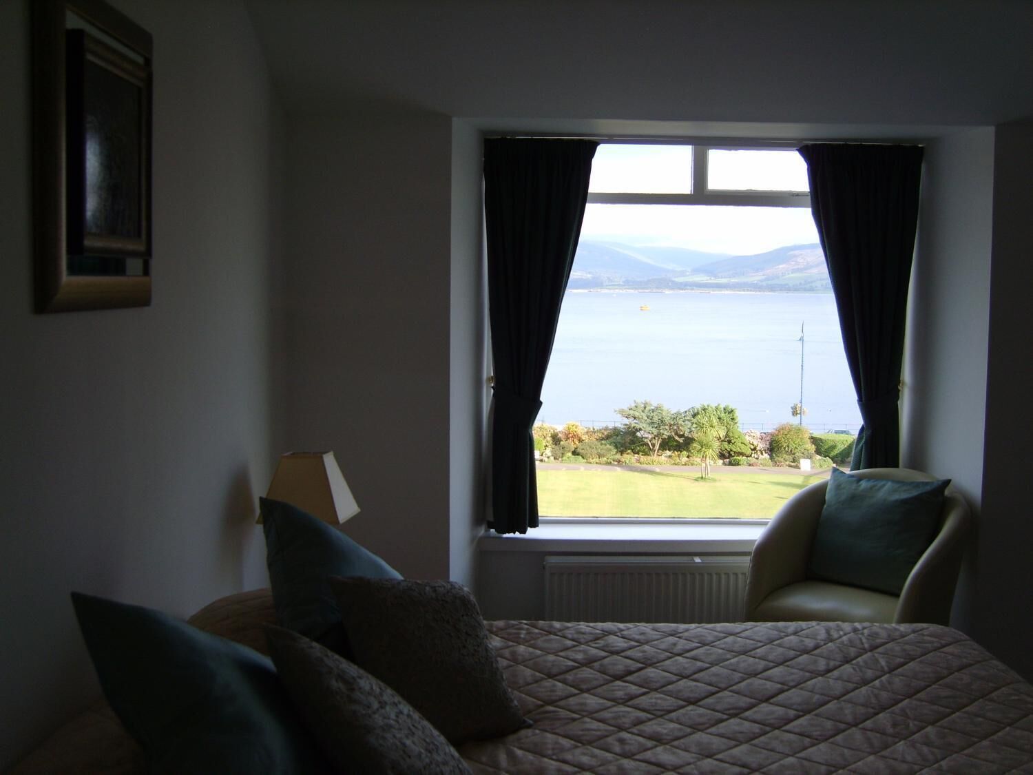 blackout curtains, iron/ironing board, free wifi, bed sheets