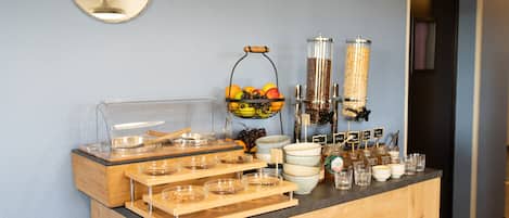 Daily buffet breakfast (EUR 13 per person)