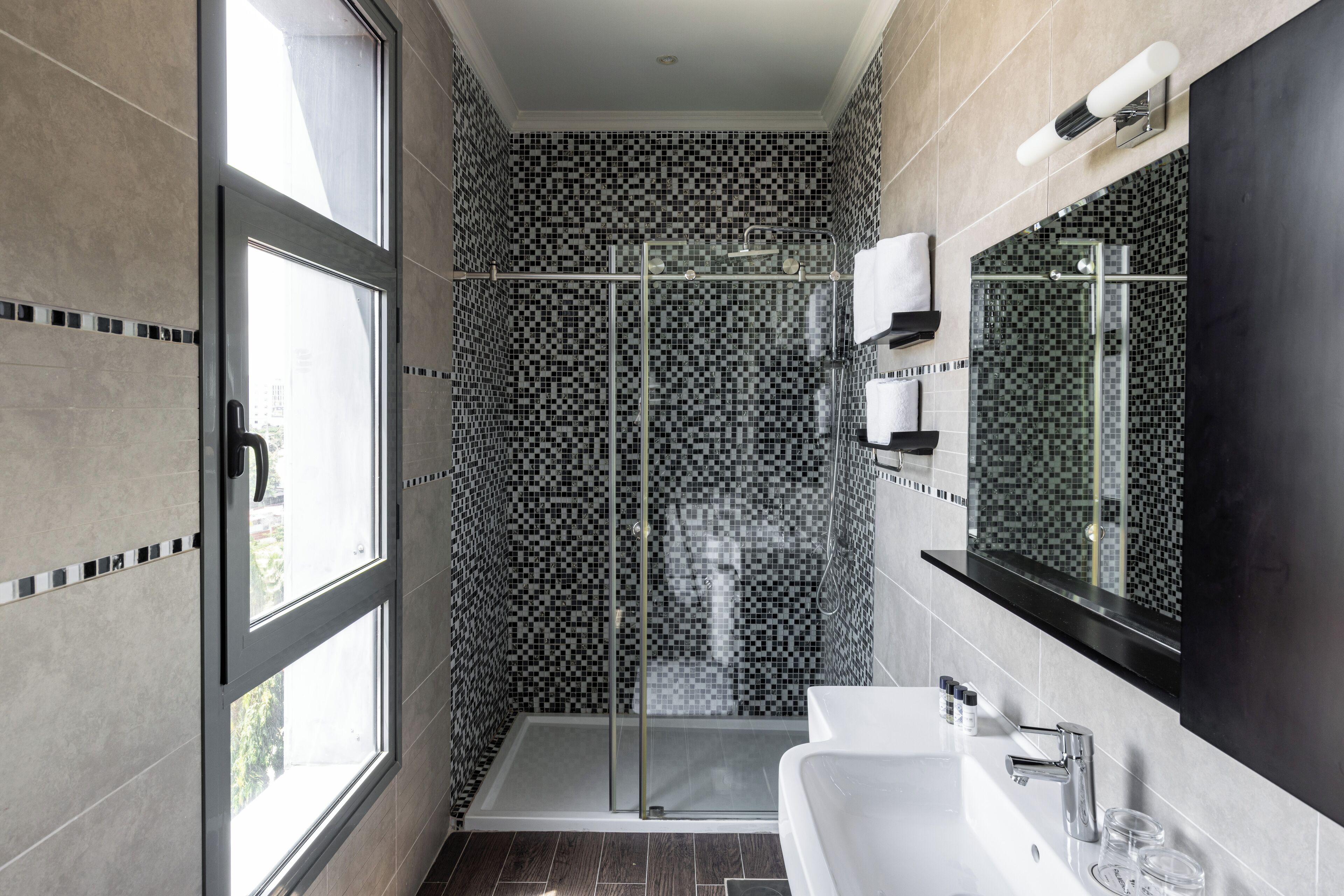 deluxe suite | bathroom | free toiletries, bathrobes, slippers, bidet