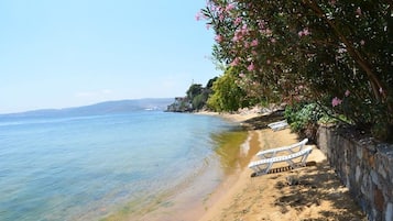 Private beach