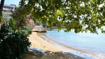 Private beach