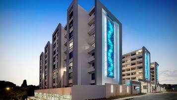 Front of property - evening/night