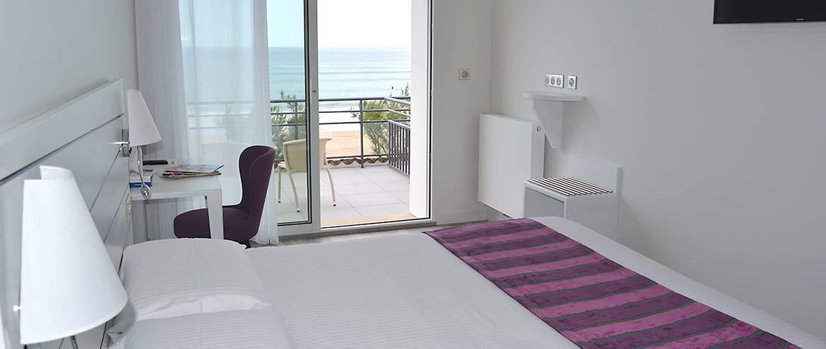 superior double room, terrace, oceanfront | in-room safe, soundproofing, free wifi, bed sheets