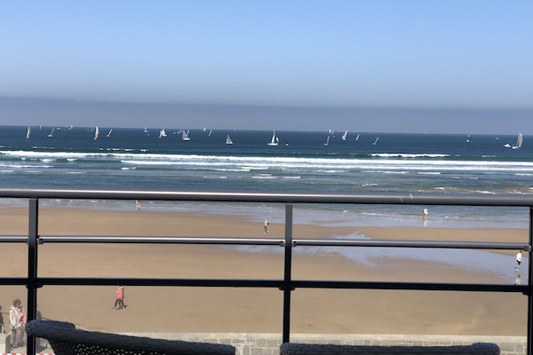 Quarto casal, terraço, de frente para o oceano | Vista para praia/oceano