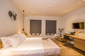 Superior Room, Non Smoking (1st Floor) | In-room safe, iron/ironing board, free WiFi, bed sheets - Portou House (Chania)