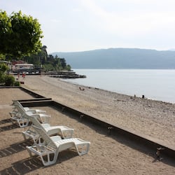 Private beach, white sand