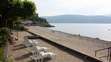 Plage privée, sable blanc
