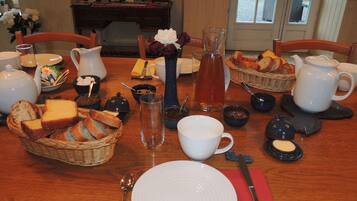 Kontinental frokost er inkludert hver dag