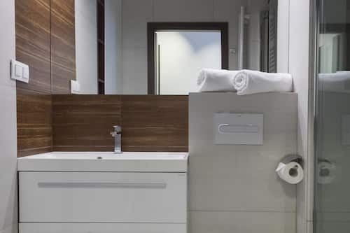 Appartement Exécutif, 2 chambres, coin cuisine | Salle de bain