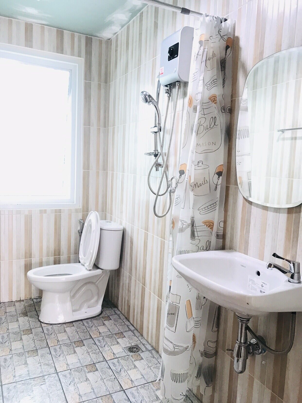 Two-Bedroom House | Badezimmer | Quellwasserbad, Regendusche