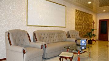 Sitteområde i lobbyen