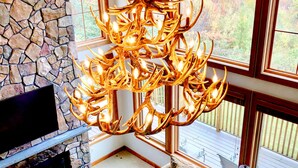 Premier Townhome, 5 Bedrooms, Fireplace, Mountain View (MM1) | Living area | LCD TV, fireplace - Bretton Woods Condos by Bretton Woods Vacations (Bretton Woods)