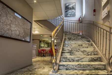 Interior entrance