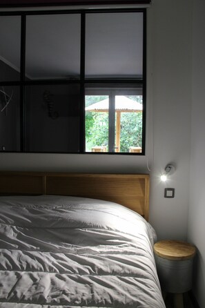 Leilighet – premium | 1 soverom, sengetøy av topp kvalitet og memory foam-senger