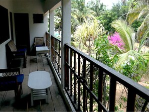 Economy-Doppelzimmer, Gartenblick | Ausblick vom Zimmer