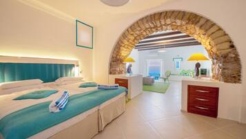 Suite Exclusive, 1 trÚs grand lit et 1 canapé-lit, dans les dépendances