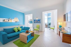 Sea View Suite Depandance | 高档床上用品、羽绒被、客房内保险箱、隔音