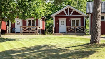 Cabane, vue jardin | Draps fournis