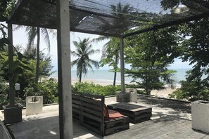 Siddeområde i lobbyen