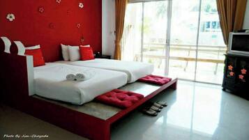 Standard tvåbäddsrum | Mörkläggningsgardiner, extrasängar och gratis wi-fi