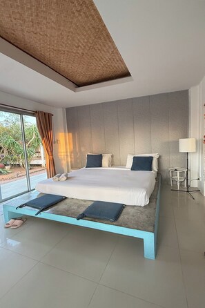 Standard Double Seaview With Pool | Blackout curtains, iron/ironing board, rollaway beds, free WiFi - At-Pran Sunrise Beach Resort (Sam Roi Yot)